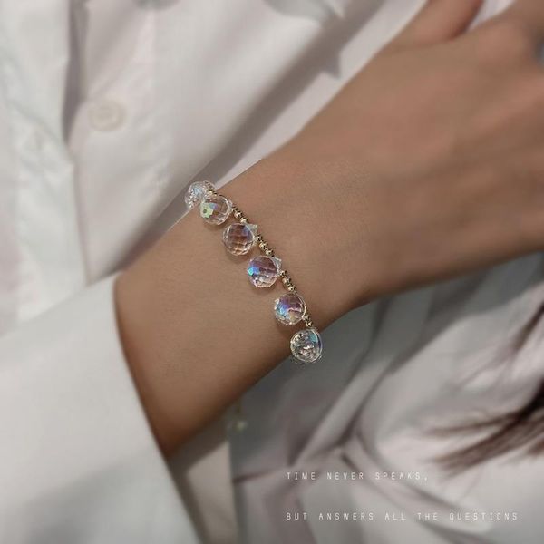 link, chain bangles woman colorful crystal bracelets women beaded bracelet geometric light luxury fashion silver color armband, Black
link, chain bangles woman colorful crystal bracelets women beaded bracelet geometric light luxury fashion silver color armband, Black