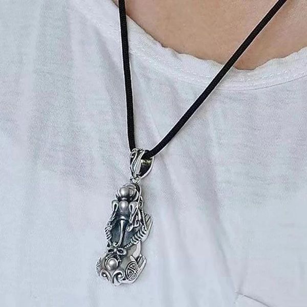 chains feng shui vietnam vintage lucky pixiu necklace wealth animal charm necklaces for men women gift jewelry, Silver 
chains feng shui vietnam vintage lucky pixiu necklace wealth animal charm necklaces for men women gift jewelry, Silver