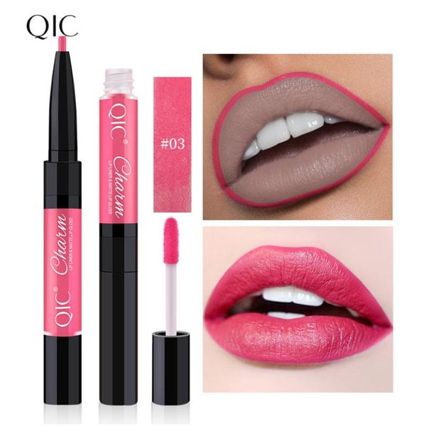 lip gloss lips makeup matte liquid lipstick double-head + liner pen maquiagem make up cosmetics lipgloss 1pcs
lip gloss lips makeup matte liquid lipstick double-head + liner pen maquiagem make up cosmetics lipgloss 1pcs