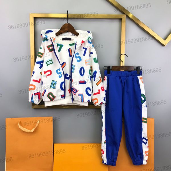 high-end kids clothing sets luxury designer jackets+hoodies&trousers 3 pieces suit size 110-160 ribbon stitching fashion tracksuit for boys, White
high-end kids clothing sets luxury designer jackets+hoodies&trousers 3 pieces suit size 110-160 ribbon stitching fashion tracksuit for boys, White