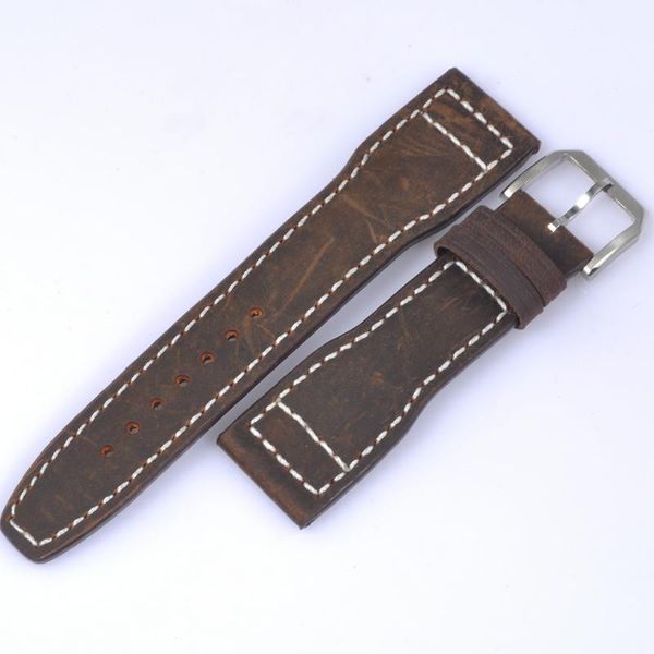 watch bands mens strap 22mm cowhide brown leather stitches belt mechanical wristwatche dands, Black;brown
watch bands mens strap 22mm cowhide brown leather stitches belt mechanical wristwatche dands, Black;brown