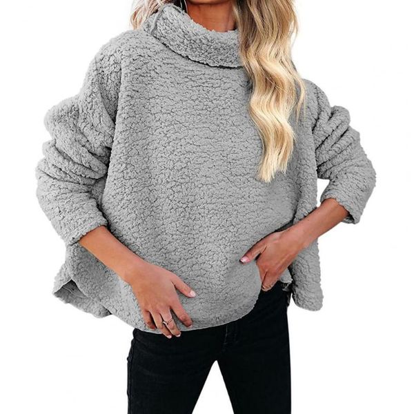 women's sweaters women turtleneck solid color fleece pullover double sided velvet long sleeve short coat outerwear 2021 winter, White;black
women's sweaters women turtleneck solid color fleece pullover double sided velvet long sleeve short coat outerwear 2021 winter, White;black