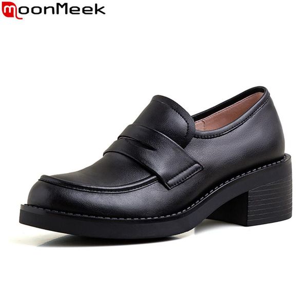 dress shoes moonmeek arrival 2021 genuine leather women pumps square heels round toe black color ladies fashion spring
dress shoes moonmeek arrival 2021 genuine leather women pumps square heels round toe black color ladies fashion spring