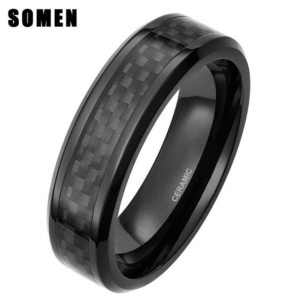 wedding rings ceramic men's black carbon fiber inlay men engagement ring 6mm 8mm male fashion jewelry, Slivery;golden
wedding rings ceramic men's black carbon fiber inlay men engagement ring 6mm 8mm male fashion jewelry, Slivery;golden