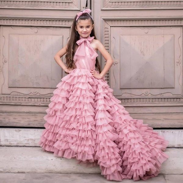pink flower girls dress for wedding halter neck tiered skirts children evening party gowns elegant girl princess dresses costume, White;blue
pink flower girls dress for wedding halter neck tiered skirts children evening party gowns elegant girl princess dresses costume, White;blue