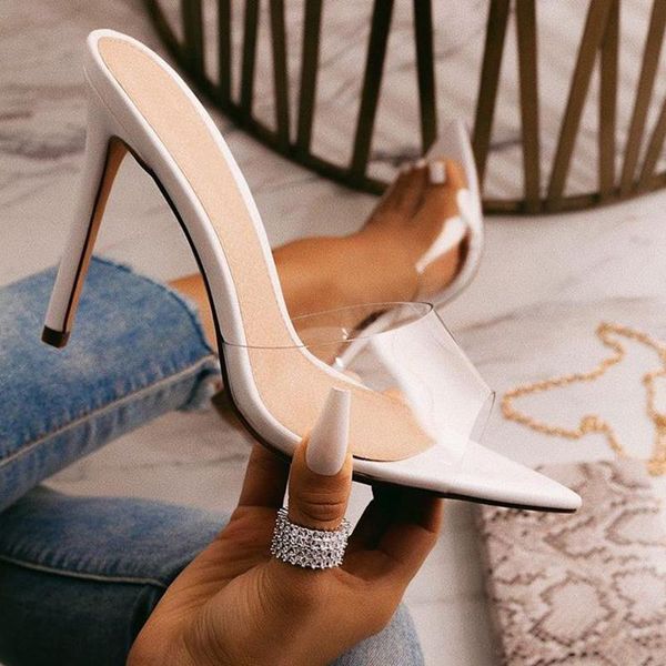 aneikeh 2021 classic pvc transparent summer high heel sandals open toe thin heels solid pointed white size 35-42, Black
aneikeh 2021 classic pvc transparent summer high heel sandals open toe thin heels solid pointed white size 35-42, Black