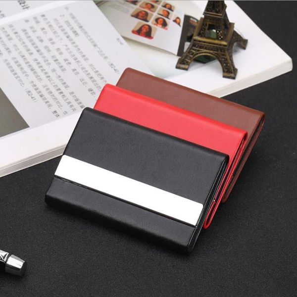 card holders bisi goro pathwork casual business name holder small pu leather metal box customizable protective case classic, Brown;gray
card holders bisi goro pathwork casual business name holder small pu leather metal box customizable protective case classic, Brown;gray