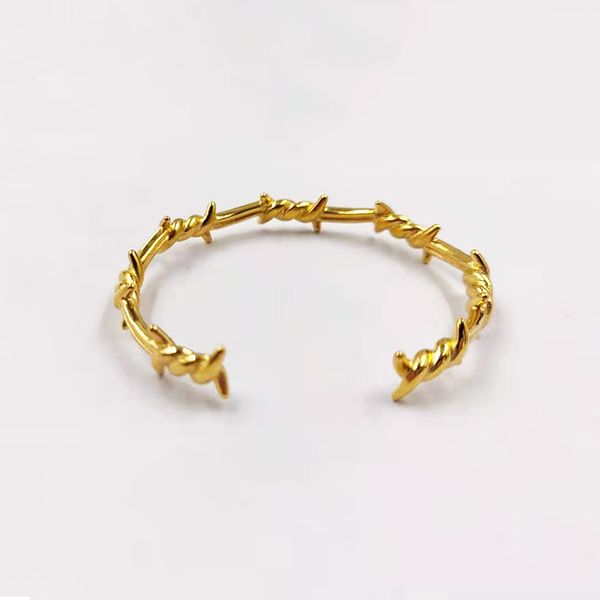 2023twist thorns wire pulsera titanium steel geometric bracelet open cuff barbed jewelry, Black
2023twist thorns wire pulsera titanium steel geometric bracelet open cuff barbed jewelry, Black