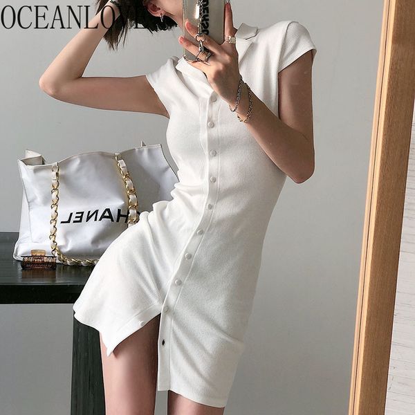 bodycon dresses for women solid knitted summer dress single breasted korean ins vestidos mujer slim 210415, Black;gray
bodycon dresses for women solid knitted summer dress single breasted korean ins vestidos mujer slim 210415, Black;gray