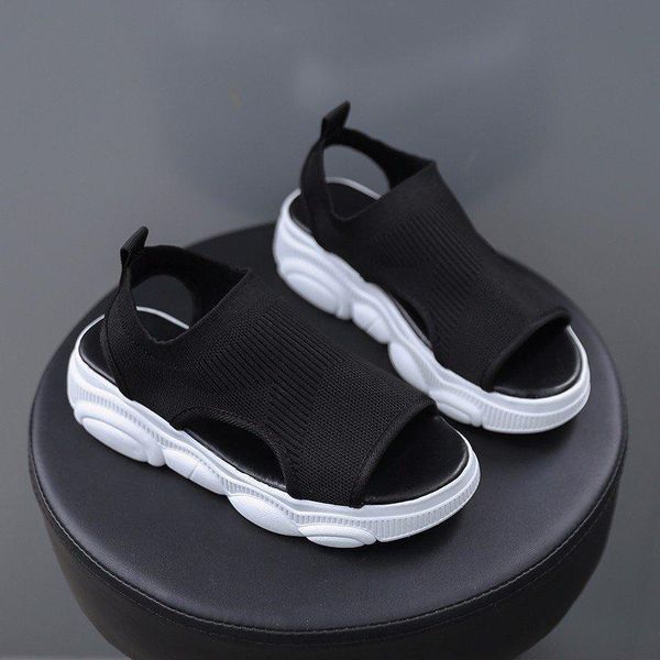women shoes ladies sandals casual female breathable round toe vulcanized summer platform, Black
women shoes ladies sandals casual female breathable round toe vulcanized summer platform, Black