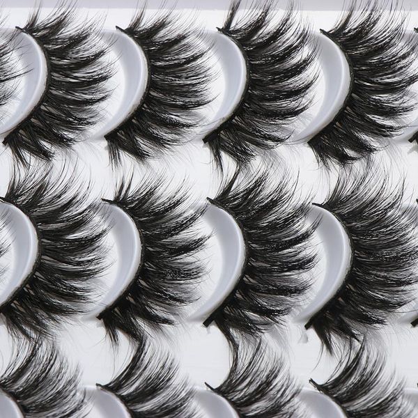5/20 pairs/set mixed false eyelashes 3d faux mink wispies fluffy natural criss-cross long lashes extension makeup tools handmade
5/20 pairs/set mixed false eyelashes 3d faux mink wispies fluffy natural criss-cross long lashes extension makeup tools handmade