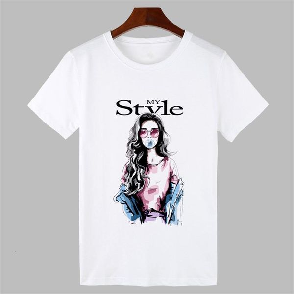 fashion beauty letter harajuku print womens short sleeve femme clothing summer, White
fashion beauty letter harajuku print womens short sleeve femme clothing summer, White
