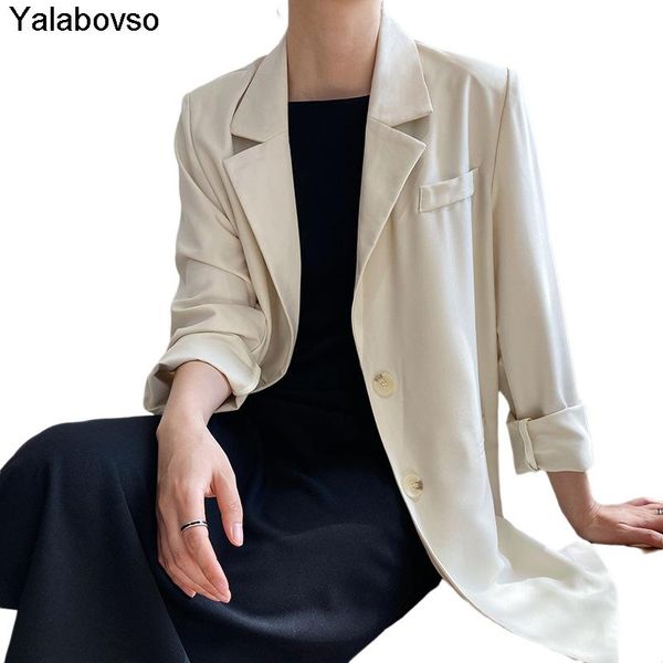 women's suits & blazers 2021 suit jacket korean design sense casual thin sunscreen small female aricot yalabovso, White;black
women's suits & blazers 2021 suit jacket korean design sense casual thin sunscreen small female aricot yalabovso, White;black