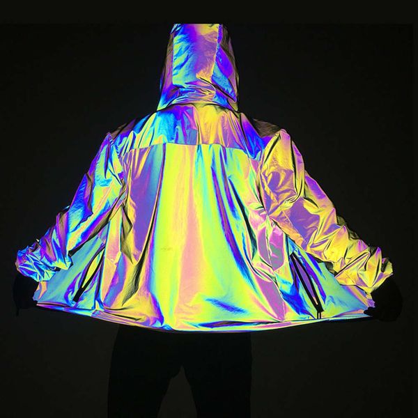 men's jackets coats super soft washable color reflective hip hop casual luminous jacket t2pc, Black;brown
men's jackets coats super soft washable color reflective hip hop casual luminous jacket t2pc, Black;brown