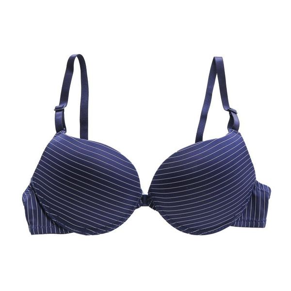 bras women padded smooth underwear front closure striped dot push up, Red;black
bras women padded smooth underwear front closure striped dot push up, Red;black