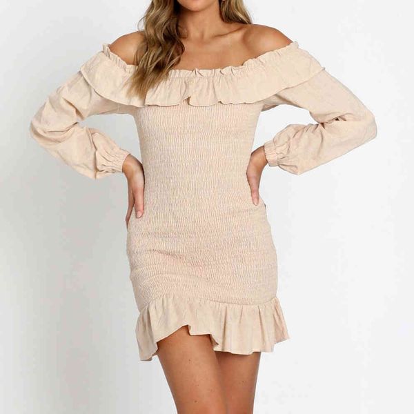 summer new off shoulder ruffles mini dress women high waist short sleeve beach party dresses slim holiday vestidos 210413, Black;gray
summer new off shoulder ruffles mini dress women high waist short sleeve beach party dresses slim holiday vestidos 210413, Black;gray