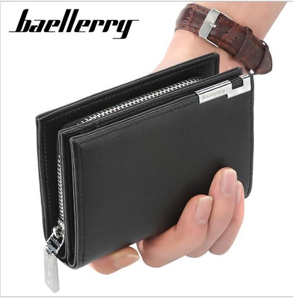 baellerry men zipper wallets fashion card bag short wallet large capacity coin purse male cartera, Red;black
baellerry men zipper wallets fashion card bag short wallet large capacity coin purse male cartera, Red;black