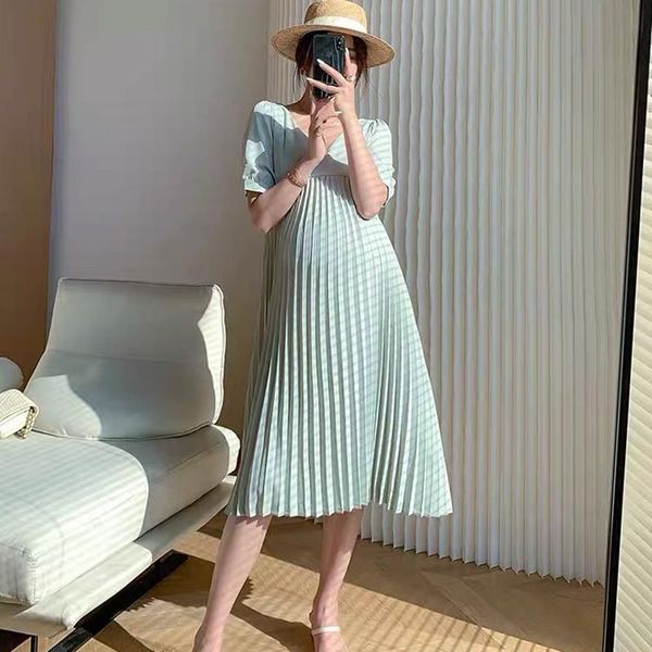 maternity dresses casual dress summer clothes for pregnant women v neck pleated skirts pregnancy vestidos, White
maternity dresses casual dress summer clothes for pregnant women v neck pleated skirts pregnancy vestidos, White