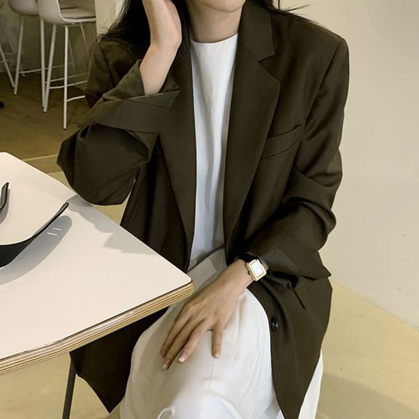women's suits & blazers shengpalae casual fashion temperament female blazer autumn notch loose sleeve long jacket + internal dress 5e29, White;black
women's suits & blazers shengpalae casual fashion temperament female blazer autumn notch loose sleeve long jacket + internal dress 5e29, White;black