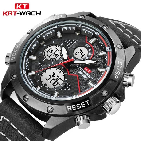 wristwatches 2021 fashion date electronic timing mens watch brand chronograph leather strap waterproof sport wrist alarm clock 1805, Slivery;brown
wristwatches 2021 fashion date electronic timing mens watch brand chronograph leather strap waterproof sport wrist alarm clock 1805, Slivery;brown