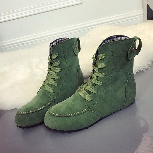 boots snow women lace up suede ankle shoes woman british wind warm autumn fashion flat large size, Black
boots snow women lace up suede ankle shoes woman british wind warm autumn fashion flat large size, Black