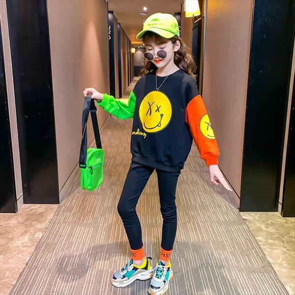 smiley sweet spring autumn sweater pants sets warm kids girl suits cowboy sports outfits cute teens children high quality, White
smiley sweet spring autumn sweater pants sets warm kids girl suits cowboy sports outfits cute teens children high quality, White