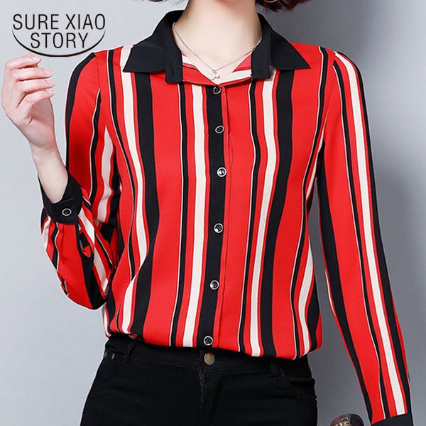 blusas mujer de moda womens and blouses chiffon blouse plus size button striped turn-down collar shirts 2395 50 210415, White
blusas mujer de moda womens and blouses chiffon blouse plus size button striped turn-down collar shirts 2395 50 210415, White