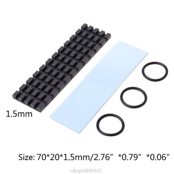 fans & coolings copper graphene heatsink m.2 ngff 2280 pci-e nvme ssd heat sink thermal pad conductivity silicone cooler n18 20 drop
fans & coolings copper graphene heatsink m.2 ngff 2280 pci-e nvme ssd heat sink thermal pad conductivity silicone cooler n18 20 drop
