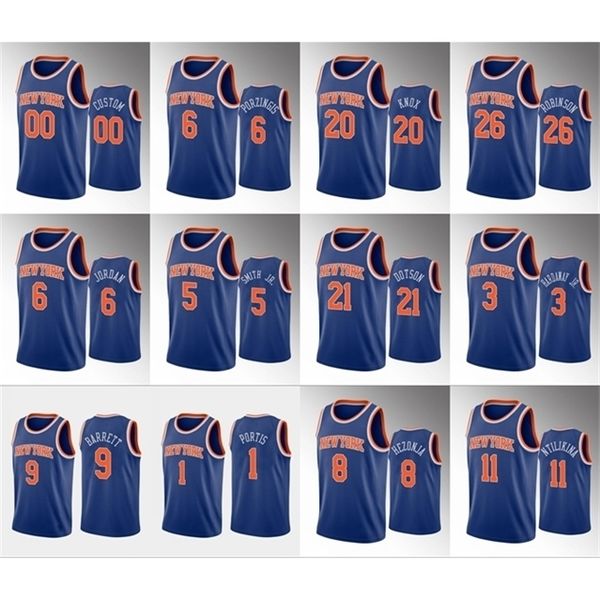 09New York\rKnicks\rMen Damyean Dotson Mitchell Robinson Kristaps Porzingis RJ Barrett\rNBA Blue Custom Icon Jersey, Color12
09New York\rKnicks\rMen Damyean Dotson Mitchell Robinson Kristaps Porzingis RJ Barrett\rNBA Blue Custom Icon Jersey, Color12