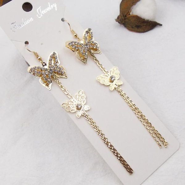 dangle & chandelier fashion butterfly tassel drop earrings for women vintage modern party wedding bridal accessories, Silver
dangle & chandelier fashion butterfly tassel drop earrings for women vintage modern party wedding bridal accessories, Silver