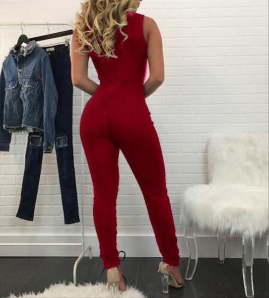 lace up bodycon sleeveless women jumpsuit long pants one piece bandage white black rompers womens, Black;white
lace up bodycon sleeveless women jumpsuit long pants one piece bandage white black rompers womens, Black;white