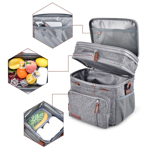 insulated thermal cooler lunch bag picnic car ice pack thermal bag for outdoor double-layer waterproof oxford box
insulated thermal cooler lunch bag picnic car ice pack thermal bag for outdoor double-layer waterproof oxford box