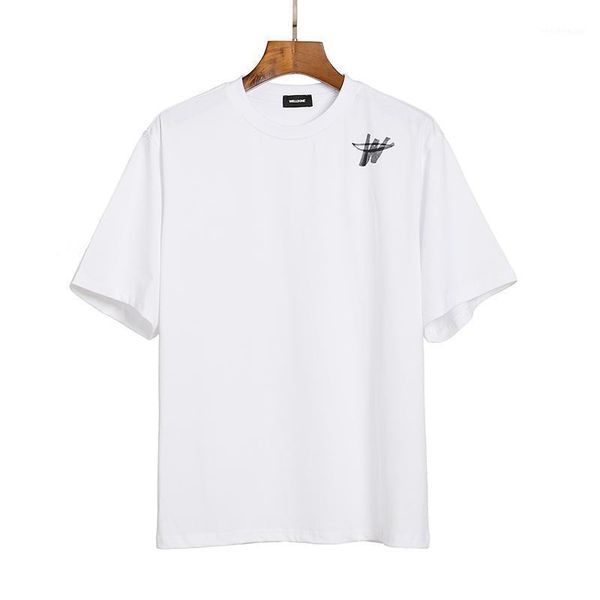 summer men's and women's fashion high-quality casual round neck cotton short-sleeved t-shirt welldone men clothing t-shirts, White;black
summer men's and women's fashion high-quality casual round neck cotton short-sleeved t-shirt welldone men clothing t-shirts, White;black