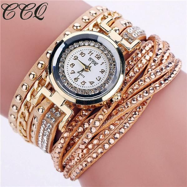 fashion casual quartz women rhinestone watch braided leather bracelet gift relogio feminino for female clock 328 wristwatches, Slivery;brown
fashion casual quartz women rhinestone watch braided leather bracelet gift relogio feminino for female clock 328 wristwatches, Slivery;brown