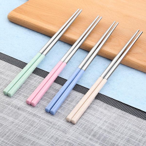 chopsticks 1 pair stainless steel korean portable travel metal sushi sticks non slip reusable easy to clean
chopsticks 1 pair stainless steel korean portable travel metal sushi sticks non slip reusable easy to clean