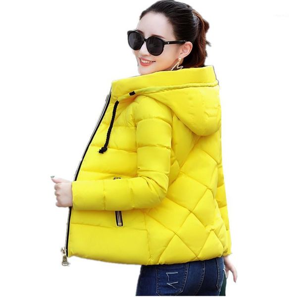 women's down & parkas 2021 winter thicken cotton clothing jacket short korean slim large size quilted parka as1320, Black
women's down & parkas 2021 winter thicken cotton clothing jacket short korean slim large size quilted parka as1320, Black