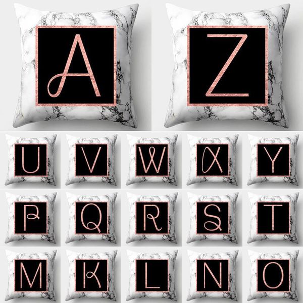 cushion/decorative pillow marble alphabet letter case polyester cushion cover decoration home sofa decorative pillowcase decor for 40554
cushion/decorative pillow marble alphabet letter case polyester cushion cover decoration home sofa decorative pillowcase decor for 40554