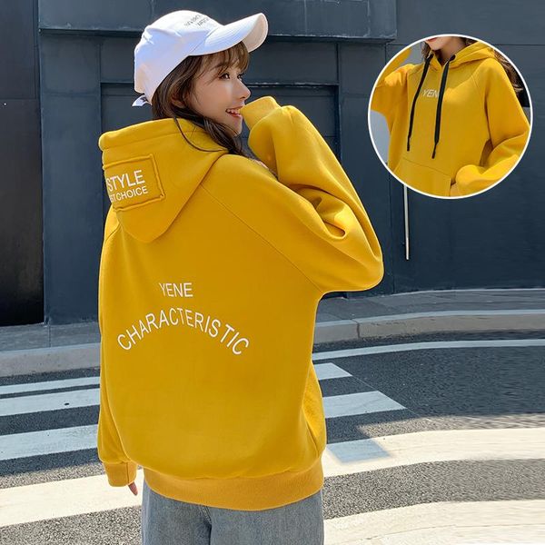 women's hoodies & sweatshirts hoodie autumn and winter thin loose korean style fashionable stylish hooded design niche coat, Black
women's hoodies & sweatshirts hoodie autumn and winter thin loose korean style fashionable stylish hooded design niche coat, Black