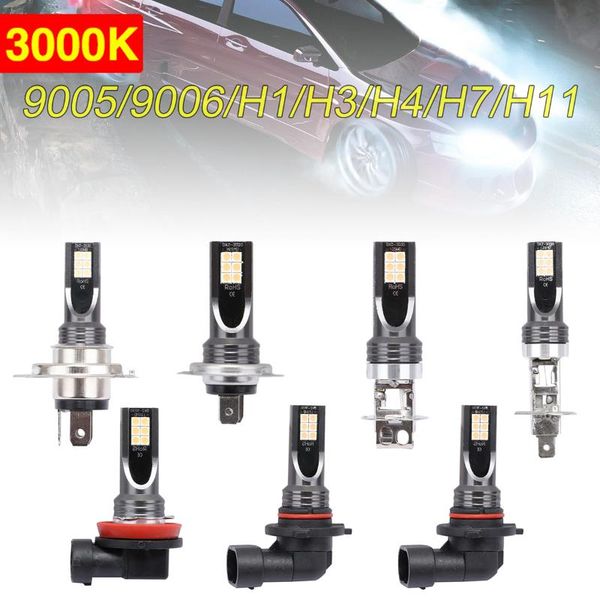 car headlights 2pcs h11 h8 9005 9006 h1 h3 h7 smd lights 1200lm 3000k golden light driving running headlamp auto bulbs for cars suv
car headlights 2pcs h11 h8 9005 9006 h1 h3 h7 smd lights 1200lm 3000k golden light driving running headlamp auto bulbs for cars suv