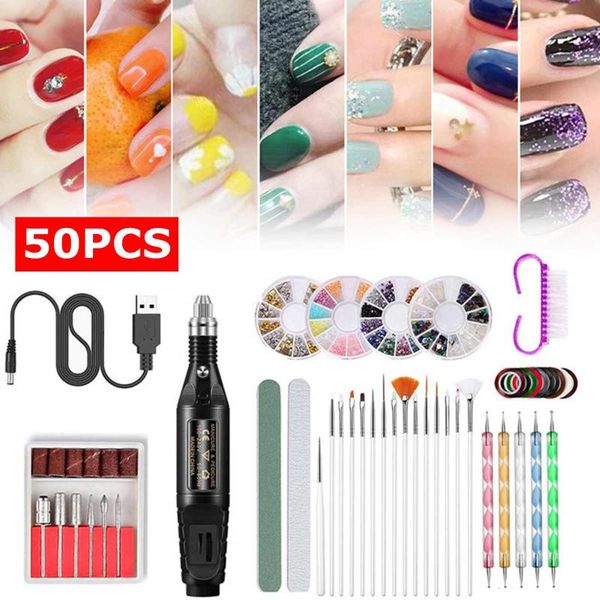 nail art kits set uv led lamp dryer with 50pcs polish kit soak off manicure tools electric drill for
nail art kits set uv led lamp dryer with 50pcs polish kit soak off manicure tools electric drill for