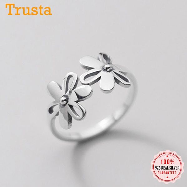 cluster rings trustdavis real 925 sterling thia silver fashion sweet flower opening for women wedding party fine ring jewelry da65, Golden;silver
cluster rings trustdavis real 925 sterling thia silver fashion sweet flower opening for women wedding party fine ring jewelry da65, Golden;silver