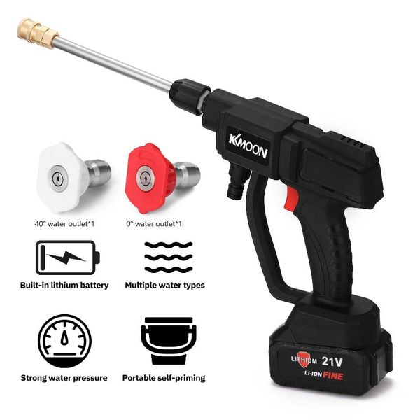 professional spray guns kkmoon 21v wireless car washer 4l/min water flows wash gun portable garden watering utility tools with lithium batte
professional spray guns kkmoon 21v wireless car washer 4l/min water flows wash gun portable garden watering utility tools with lithium batte
