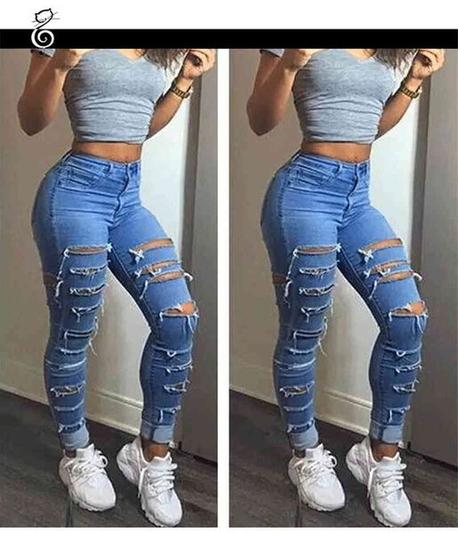 women hole designer skinny high waist blue jeans ladies pencil pants streetwear fashion womens clothing
women hole designer skinny high waist blue jeans ladies pencil pants streetwear fashion womens clothing