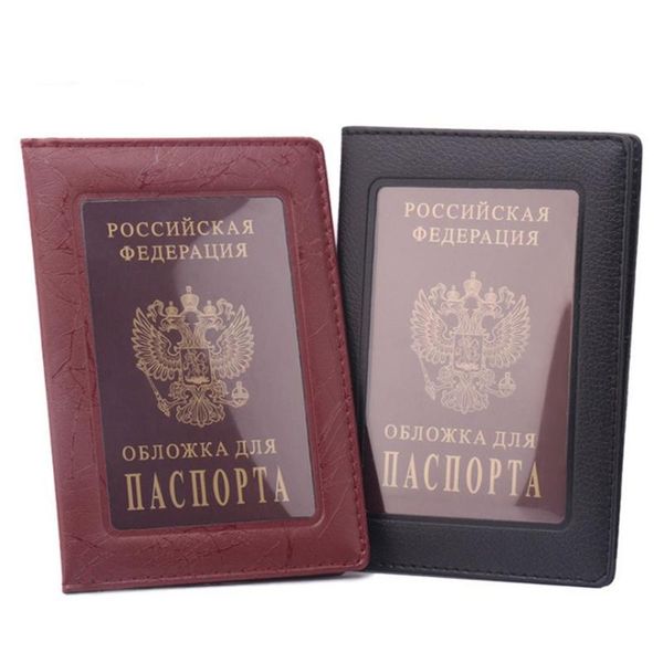 card holders for men and women russia passport cover waterproof transparent clear fashion travel holder pvc with slot, Brown;gray
card holders for men and women russia passport cover waterproof transparent clear fashion travel holder pvc with slot, Brown;gray