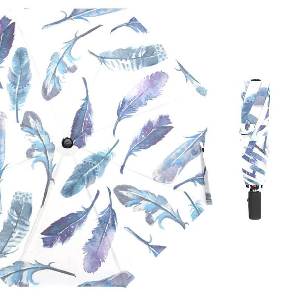 umbrellas ultralight umbrella watercolor feathers non automatic sun rain women anti uv parasol three folding portable
umbrellas ultralight umbrella watercolor feathers non automatic sun rain women anti uv parasol three folding portable