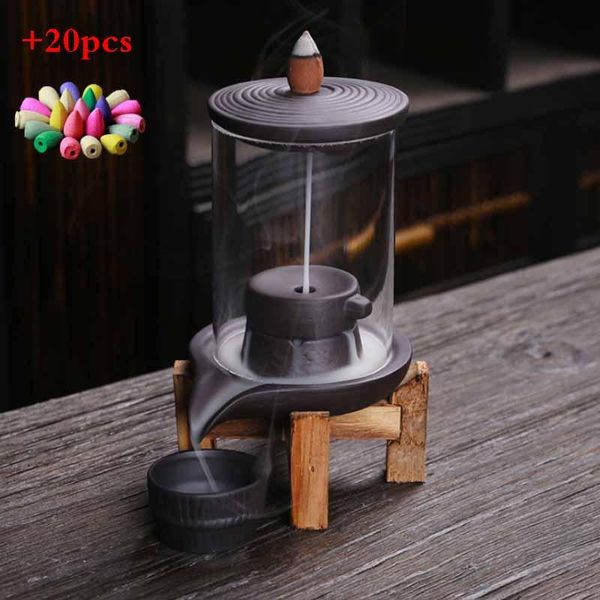 fragrance lamps home ceramic stone grinder incense burner handmade creative decoration retro + 20pcs cone
fragrance lamps home ceramic stone grinder incense burner handmade creative decoration retro + 20pcs cone