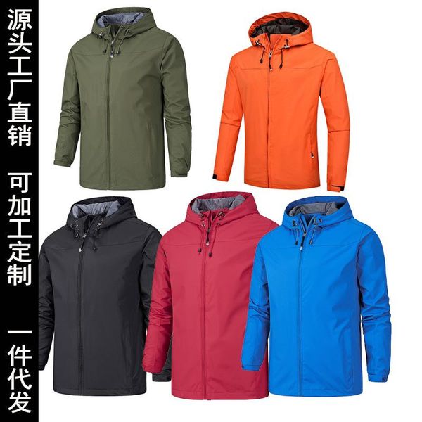 men's jackets autumn windproof hooded spring and rainproof mountaineering suit thin jacket solid coat, Black;brown
men's jackets autumn windproof hooded spring and rainproof mountaineering suit thin jacket solid coat, Black;brown