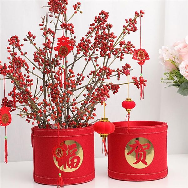 gift wrap 1pc chinese year flower arrangement container packaging bucket 2021 party candy bag
gift wrap 1pc chinese year flower arrangement container packaging bucket 2021 party candy bag