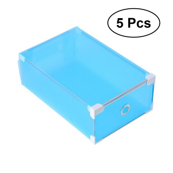 clothing & wardrobe storage 5pcs shoes box transparent plastic drawer type organizer for girls (blue)
clothing & wardrobe storage 5pcs shoes box transparent plastic drawer type organizer for girls (blue)