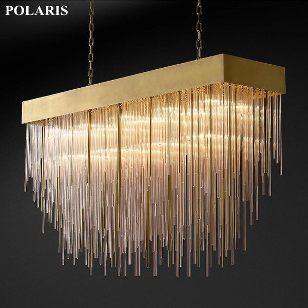 chandeliers cascada rectangular chandelier 54" led modern lighting glass for living room home decorative indoor light
chandeliers cascada rectangular chandelier 54" led modern lighting glass for living room home decorative indoor light